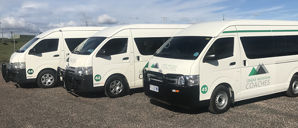 Cradle Mountain Coaches transports you to the start of the overland Track